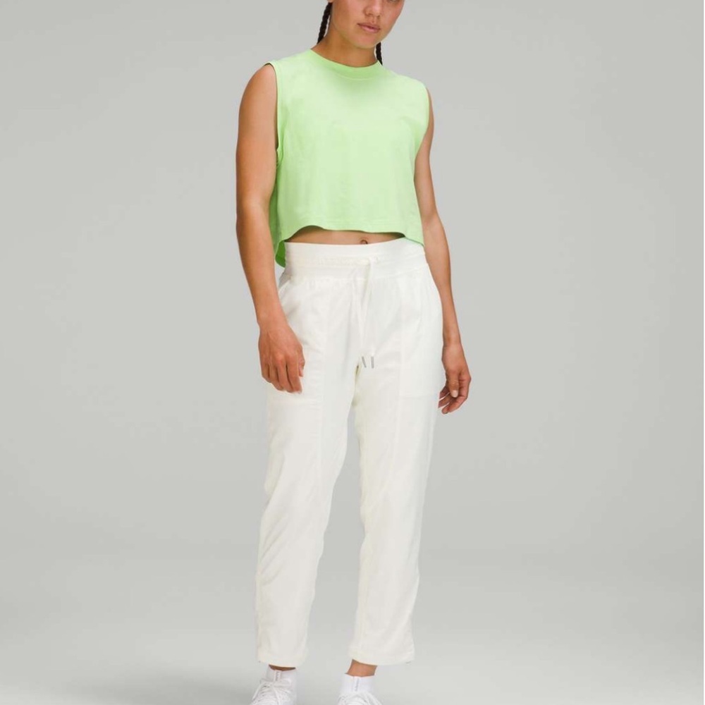 Lululemon All Yours Cropped Cotton
Tank Top Size 10 New With Tag